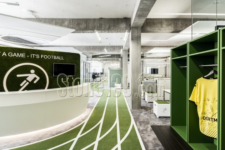Onefootball足球主題辦公室設計