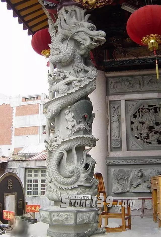 石材龍柱雕刻產品展示