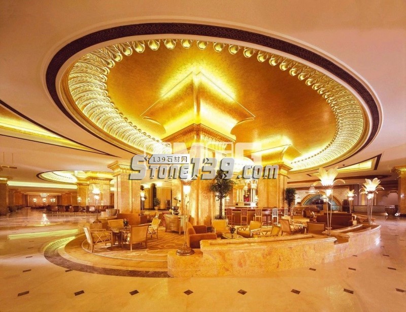 環球石材五星級酒店大堂案例 | 七種風格七種美！