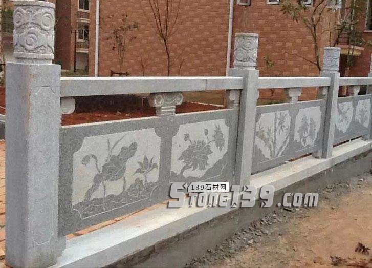 石欄桿石材護(hù)欄板工程實例一