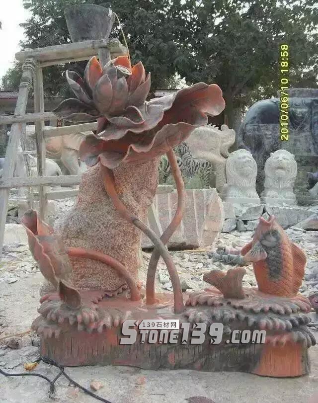蓮花石雕產品
