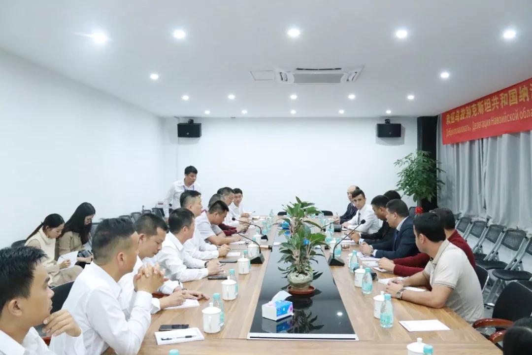 國外石材考察團來水頭考察石材產業