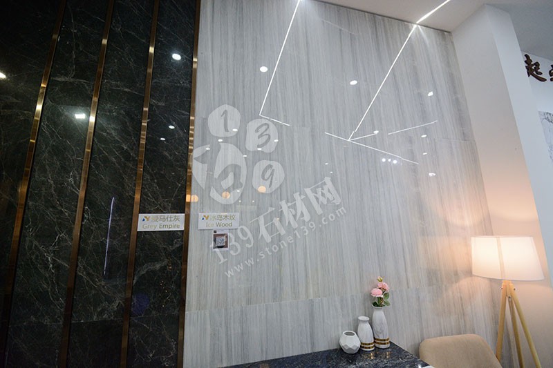 2019年廈門石材展輕奢風(fēng)格大理石裝飾的展館 南輝大理石