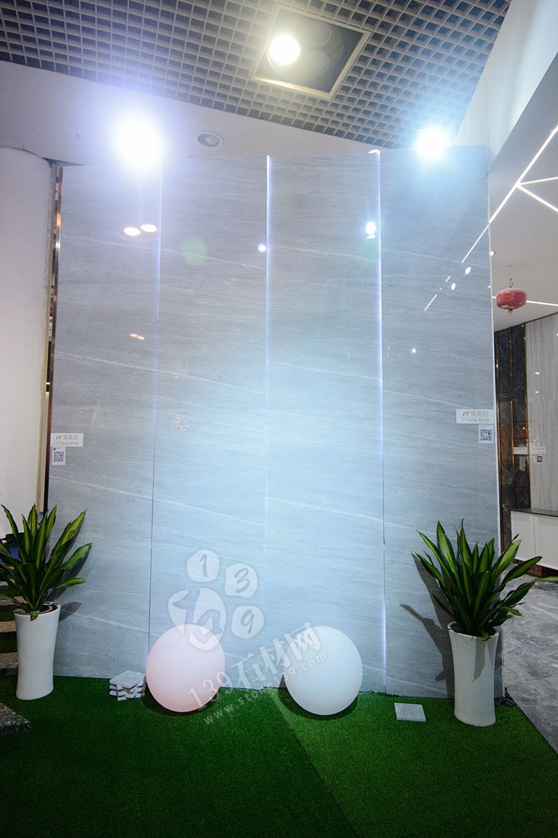 2019年廈門石材展輕奢風(fēng)格大理石裝飾的展館 南輝大理石