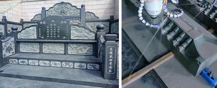 雙頭石材雕刻機(jī)應(yīng)用于殯葬行業(yè)