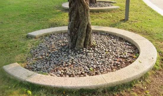 花崗巖石材樹池園藝環境石應用案例欣賞