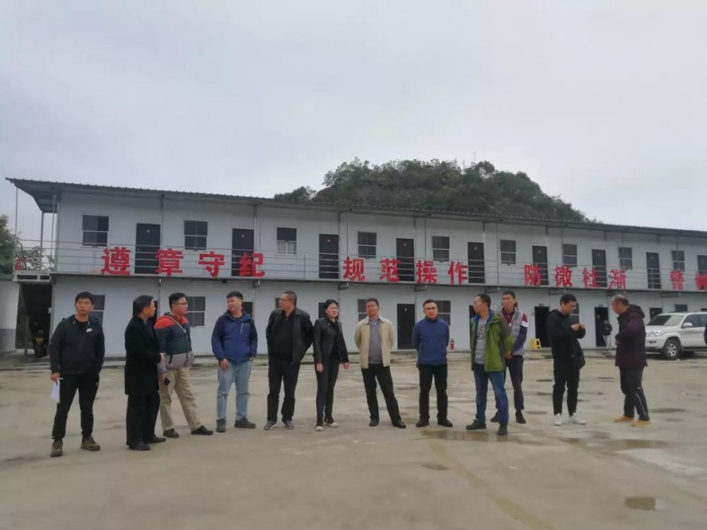 (貴州木紋產地)州縣自然資源部門調研石材公司綠色產業開發