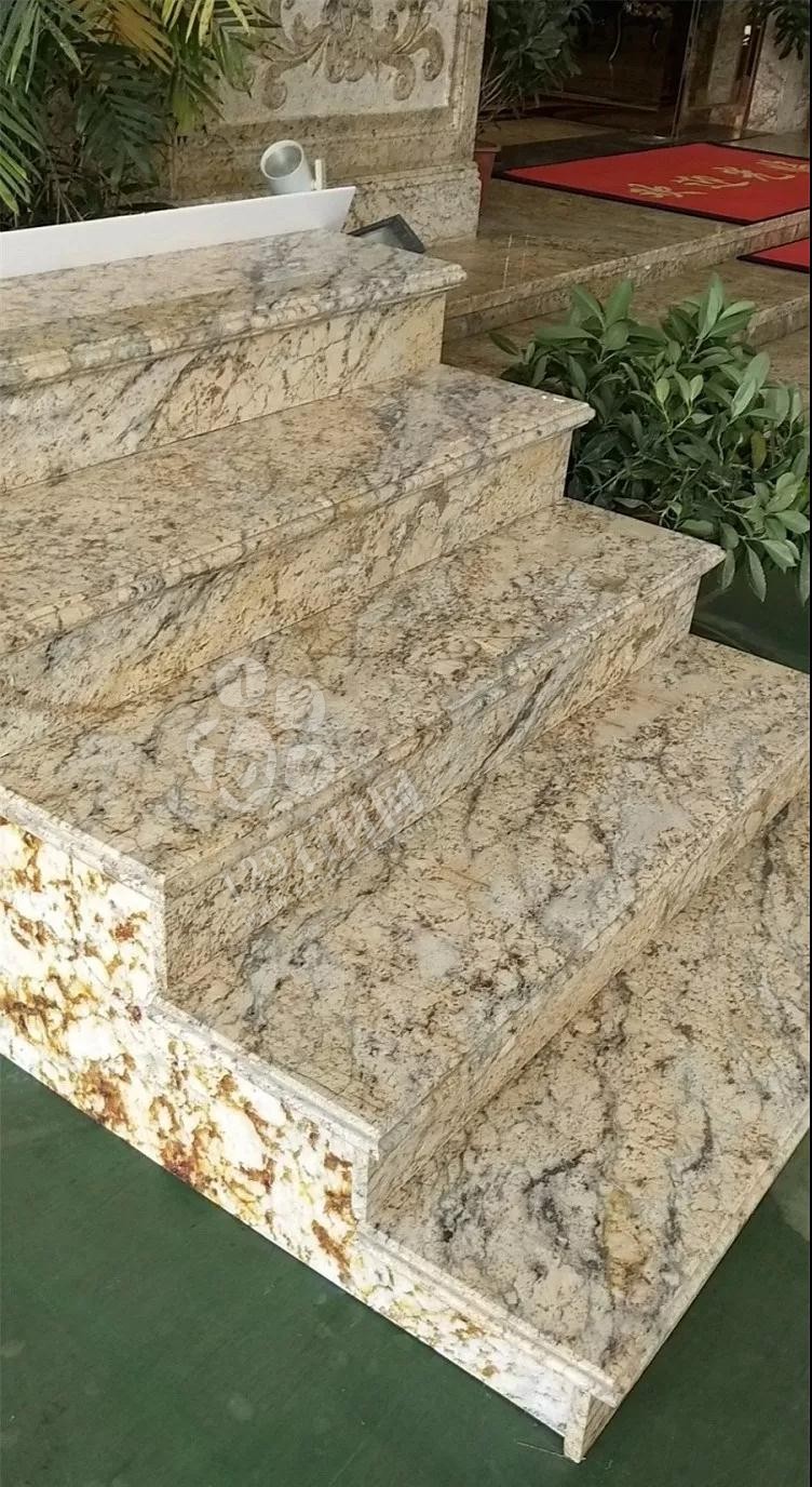 進口金黃色花崗巖巴哈馬金與比薩金麻和國產(chǎn)黃金麻的比較