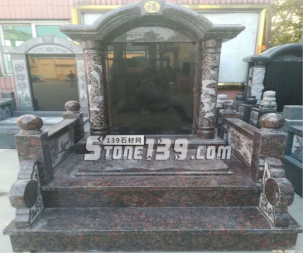 英國棕花崗巖墓碑