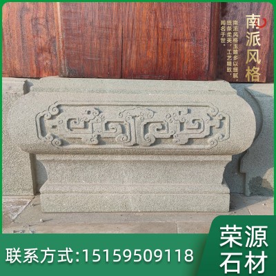 惠安石雕廠家批發石柱墩 青石柱礎 石雕柱腳石