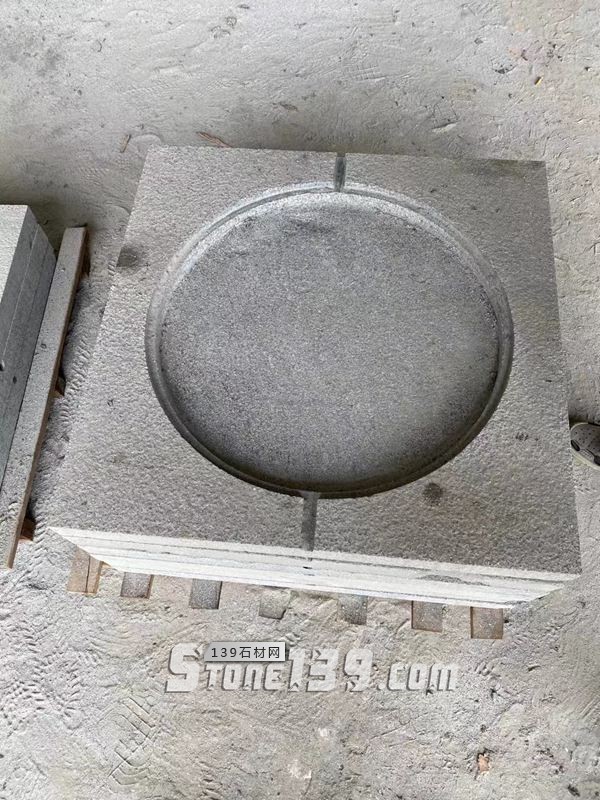 【鐘山大枋石業】經營廣西芝麻黑654毛光板、樹池石、水溝蓋板、馬蹄石、園林環境等異形石材