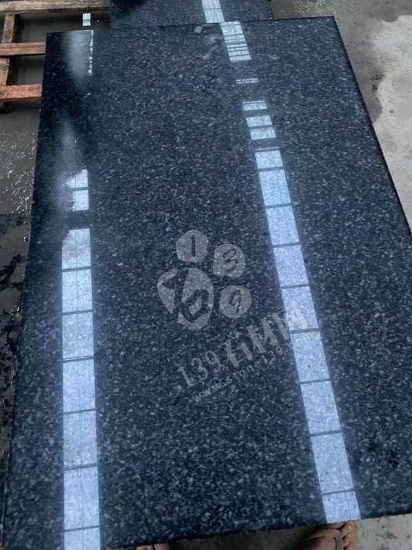 【鐘山大枋石業】經營廣西芝麻黑654毛光板、樹池石、水溝蓋板、馬蹄石、園林環境等異形石材