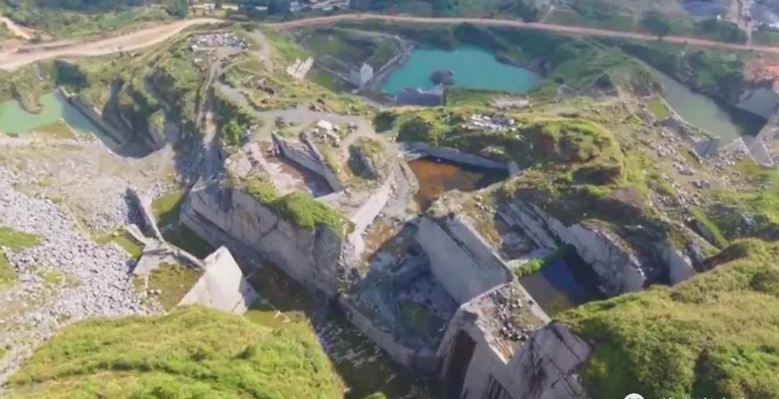 圖賞封礦后的福建最大石材礦山——長(zhǎng)泰吳田山！